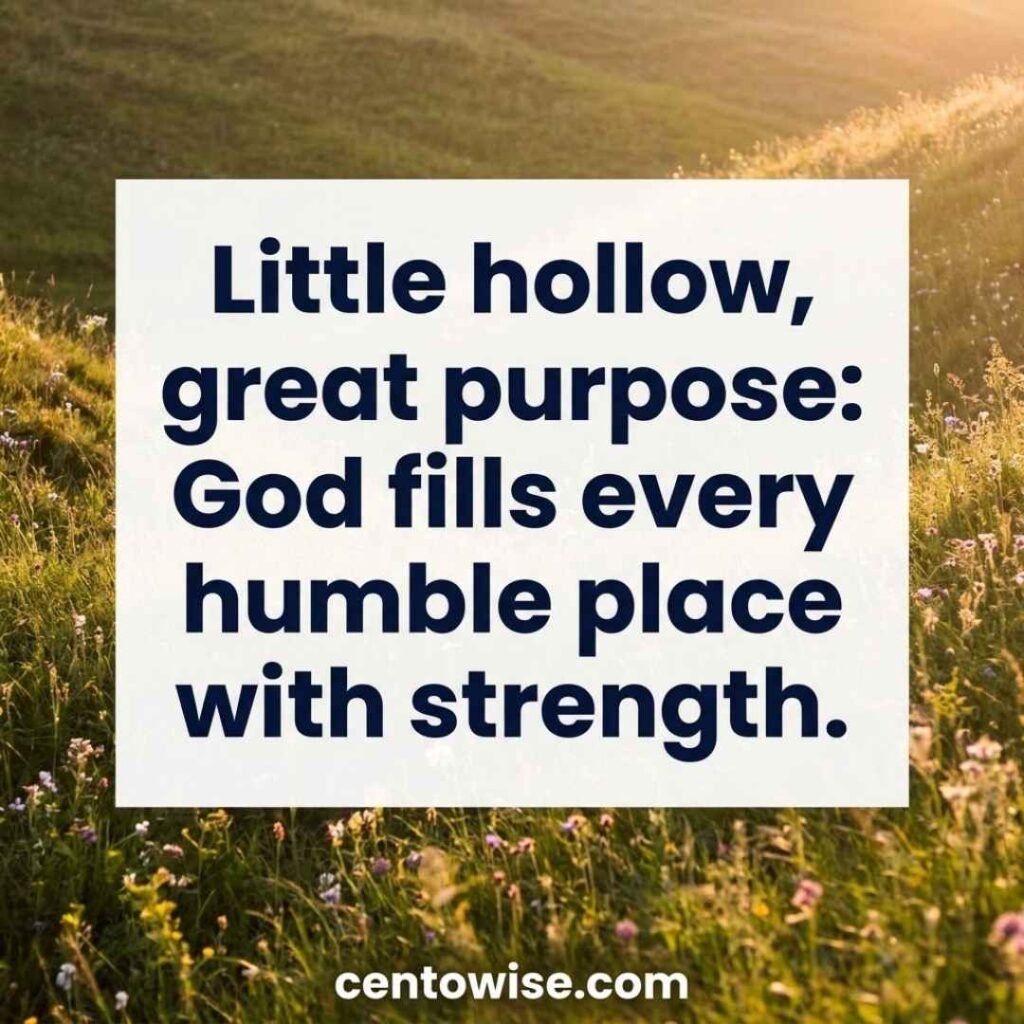 Bible blessing about the little hollow meaning of the name Logan, set on a grassy hillside at sunrise.