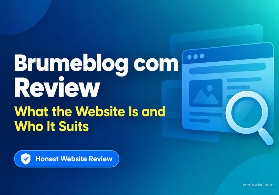 Brumeblog com review featured image showing what the website is and who it suits