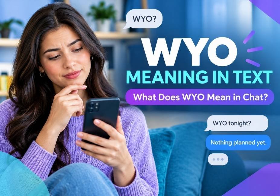 WYO meaning in text explained in a smartphone chat